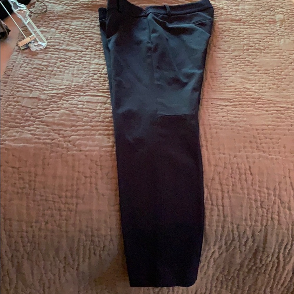 J Crew Navy cropped stretch fit pants size 4.